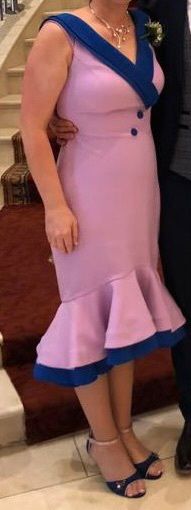 Phoenix V Occasion Dress Blue & Pink