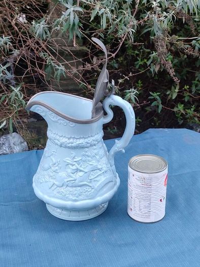 10" W.Ridgway Georgian Saltware Pitcher