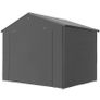 Tent garage 2.5 x 1.8 m Waterproof garage tent with roll-up zipper door ventilation window Dark gray Image 4