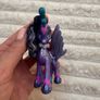 Spin Master Hatchimals Pixies Riders Black Glitter Lily and Seastallion Glider only approx. 9 cm. Used please see photos Image 10