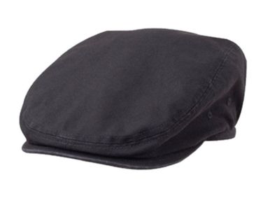 Used Chef Works Hat Urban Rockford Pigment Dye Canvas Flat Cap Steel Grey