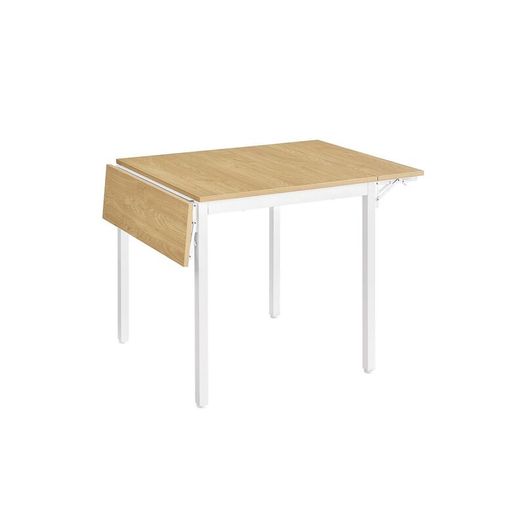 Foldable Dining Table for 4 People  Space-Saving, Stylish & Easy to Assemble  Oak, Black, or Vintage Brown
