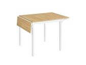 Foldable Dining Table for 4 People  Space-Saving, Stylish & Easy to Assemble  Oak, Black, or Vintage Brown