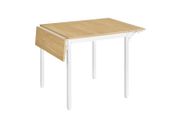 Foldable Dining Table for 4 People  Space-Saving, Stylish &amp; Easy to Assemble  Oak, Black, or Vintage Brown