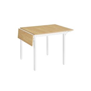 Foldable Dining Table for 4 People  Space-Saving, Stylish & Easy to Assemble  Oak, Black, or Vintage Brown