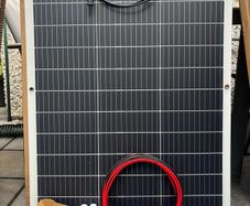130W 12 Flexible Solar Panel kit for camper boat shed or any other off the grid kit installations. NEW