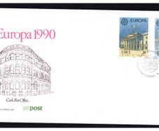 1990 Ireland Europa: Post Office Building Commemorative Stamps An Post First Day Cover (FDC)