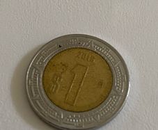 2016 Mexican 1 peso