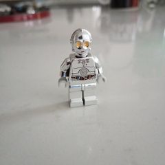 Lego star wars minifigure tc14 protocol droid chrome silver sw0385