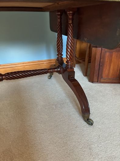 Regency antique sofa table