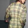 Fab Zara Lemon and Green Plaid MIDI Dress New  Size Large runs big UK 12-14 Image 3