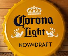 Corona Bottle Cap Wall Display