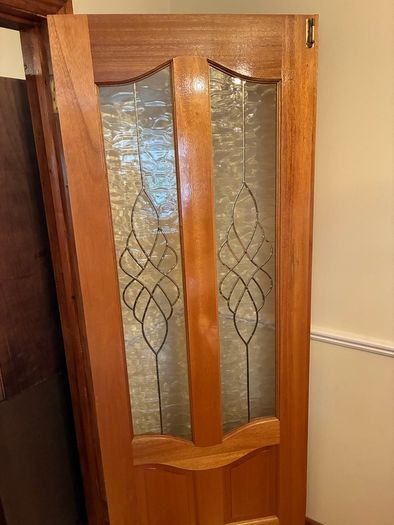 Interior glass and wooden doors