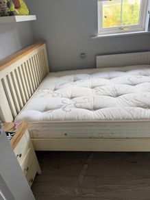 Double Bed New Mattress Dresser and Locker
