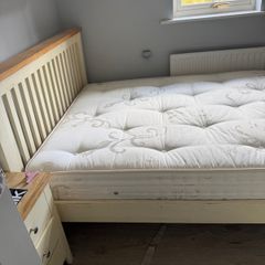 Double Bed New Mattress Dresser and Locker