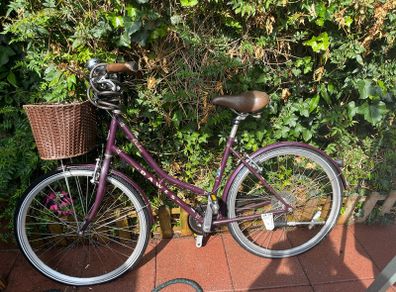Dawes Ladies Bike : Large frame with Basket.