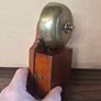 vintage wood-cased block bell or electric alarm bell Image 2