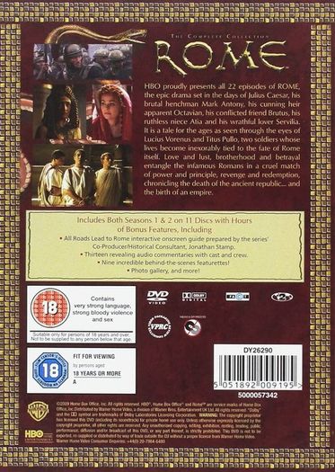Rome The Complete Series DVD AS NEW