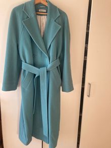 turquoise coat