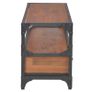 TV Cabinet with 2 Drawers 120x30x40 cm Solid Pine Wood Image 5