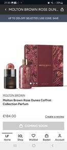 RRP 184e Rose Dunes Fragrance Collection  Eau De Parfum 100 Ml .  Bath & Shower Gel 300 Ml.   3 available. See my other skin and haircare ads also by clicking buysell151