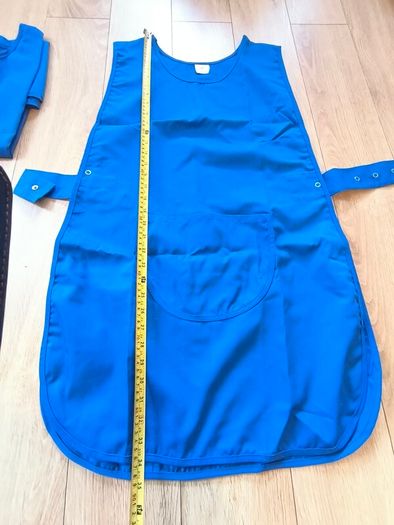 apron blue new , set of 5 aprons