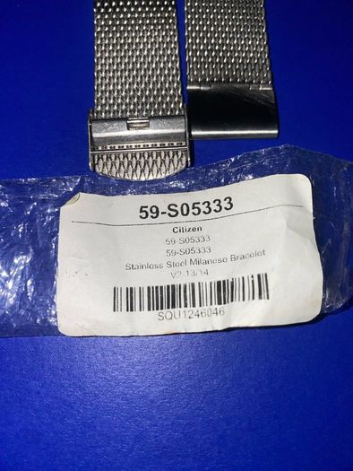 Citizen 22mm Quick Release Stainless Steel Milanese Bracelet