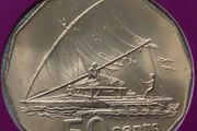 Fiji Islands 1976 Camakau Coin Stamp cover BUNC