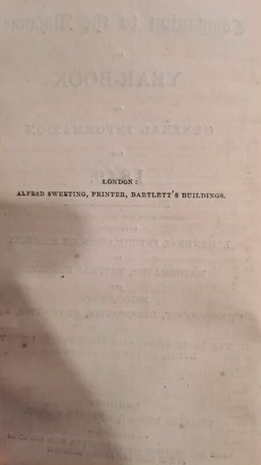 British Almanac And Companion 1849.. Hardback In Good Condition.