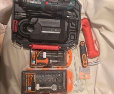 Tool Bundle for Sale - Parkside Cordless Screwdriver & Hand Tools