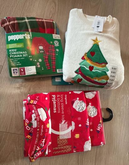 christmas pyjamas age 8-9