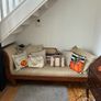 Pair of Beautiful Bali Wooden Chaise Lounges Vintage Style Image 2