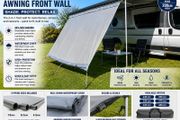 Sun + Rain Blocker 2.8 x 2 m - Front wall for awning