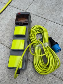 Camper mobile mains power unit