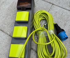 Camper mobile mains power unit