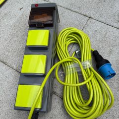 Camper mobile mains power unit