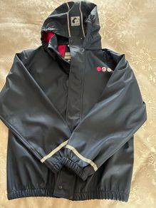 Salt and Pepper kids waterproof jacket aged 9