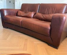 Piquattro Leather Sofa