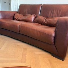 Piquattro Leather Sofa