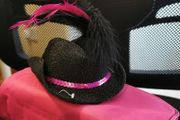 Funky Hat + matching earrings available