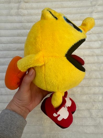Pac Man Pacman Namco  approx. 12 Soft Plush Ghostly Adventures Bandai 2012 Used Please see pictures