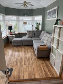 L-shaped corner couch