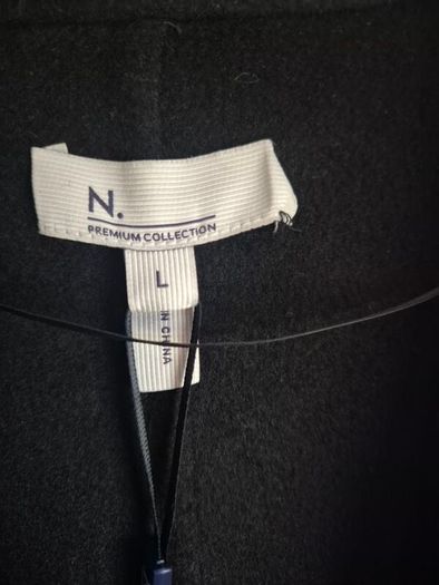 next premium handsewn wool mix  coat size large new