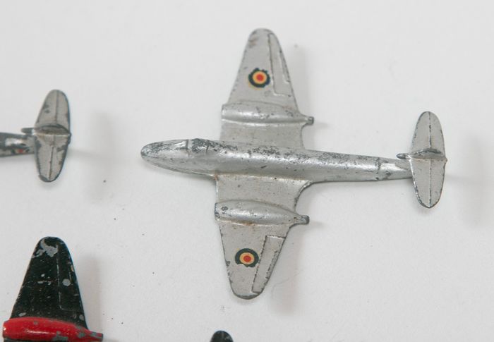 Set of Dinky die-cast 732 Meteor planes