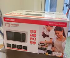 Sharp silver mircowave