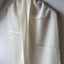 Lyle & Scott Heritage Lambswool Scarf Cream Off White Made in Scotland Image 2