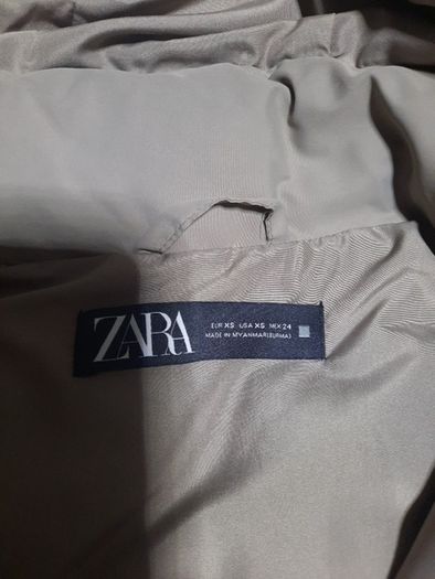 zara long quilted coat