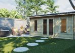 Garden Log Cabin 