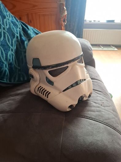 starwars helmet made from fibre glass very early casting back in 1990.