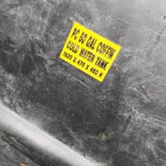 50 gallons water tank